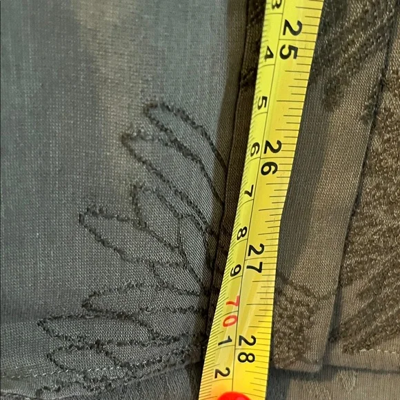 Golden Goose Boyfriend Shirt/Pant set Olive Green embroidery flower details. NWT - Picture 11 of 16